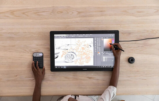 Grafiktablet Huion Kamvas 24 Plus GS2402 Grafiktablet - 7