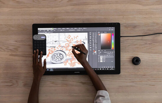 Grafiktablet Huion Kamvas 24 Plus GS2402 Grafiktablet - 8
