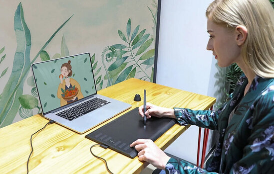 Graphic Tablet Huion H1060P Graphic Tablet - 12