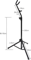 Stand for Wind Instrument Revoltage SS 3000 Stand for Wind Instrument - 6