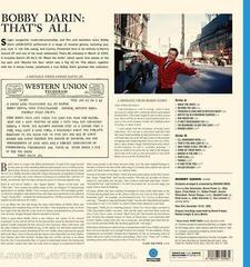 Δίσκος LP Bobby Darin - That's All (Limited Edition) (Blue Coloured) (180 g) (LP) - 2