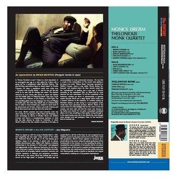 LP ploča The Thelonious Monk Quartet - Monk's Dream (Limited Edition) (Blue Coloured) (180 g) (LP) - 3