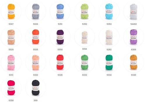 Pređa za pletenje Yarn Art Begonia 6194 Cream Pređa za pletenje - 4