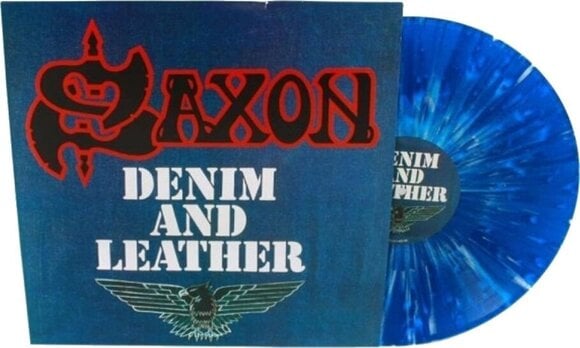 Disc de vinil Saxon - Denim And Leather (Blue Splatter) (LP) - 2