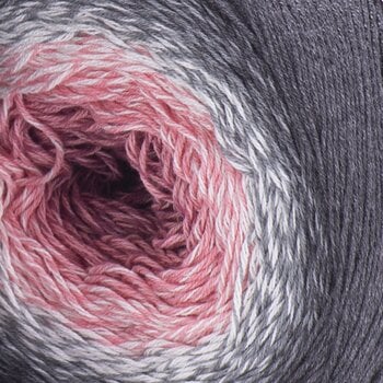 Pletilna preja Yarn Art Flowers 279 Black Purple Pletilna preja - 2