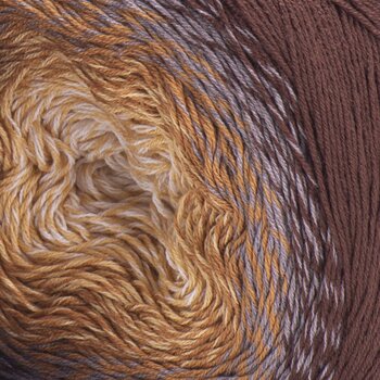 Pletilna preja Yarn Art Flowers 284 Brown Pletilna preja - 2