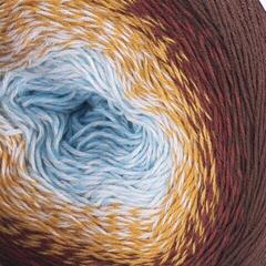 Pređa za pletenje Yarn Art Flowers 296 Brown Blue Pređa za pletenje - 1