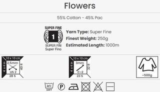 Fios para tricotar Yarn Art Flowers 272 Brown Green Fios para tricotar - 4