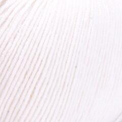 Przędza dziewiarska Yarn Art Jeans 01 White Przędza dziewiarska - 1