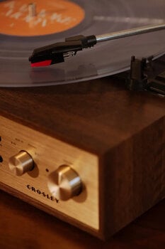 Portable грамофон Crosley Miles Walnut Portable грамофон - 6
