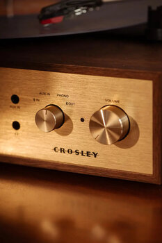 Portable грамофон Crosley Miles Walnut Portable грамофон - 11