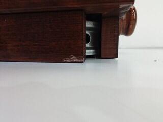 Дървена табуретка за пиано Bespeco SG 101 Дървена табуретка за пиано Mahogany (Повреден) - 2