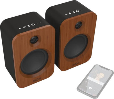 Hi-Fi Wireless speaker
 House of Marley Simmer Down Duo Hi-Fi Wireless speaker Black 2 pcs - 4