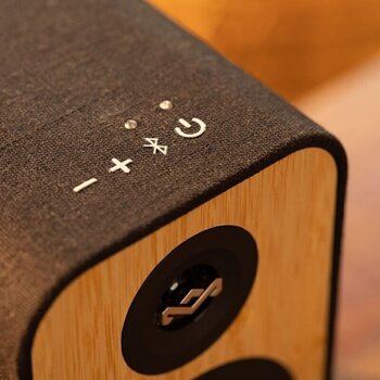 HiFi-Kabellose Lautsprecher
 House of Marley Uplift Bookshelf HiFi-Kabellose Lautsprecher Signature Black 2 stk - 4