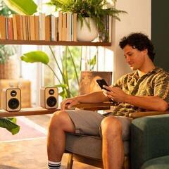 Hi-Fi Bezdrátový reproduktor
 House of Marley Uplift Bookshelf Hi-Fi Bezdrátový reproduktor Signature Black 2 ks - 5