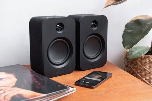 Hi-Fi Trådlös högtalare House of Marley Get Together Duo Hi-Fi Trådlös högtalare Black 2 st - 6
