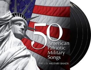 LP ploča Various Artists - 50 American Patriotic Military Songs / Various (4 LP) - 1