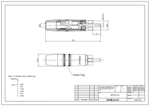RCA конектор Rean NYS373-0 RCA конектор - 2