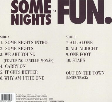 Disc de vinil Fun. - Some Nights (Reissue) (Limited Edition) (Silver Coloured) (LP) - 3