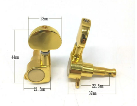 Štimer za gitaru Pasadena GT06G 3L+3R Gold Štimer za gitaru - 4