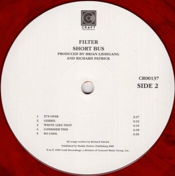 LP ploča Filter - Short Bus (Indie Exclusive) (Anniversary Edition) (Red Coloured) (LP) - 5