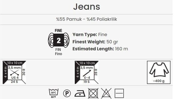 Knitting Yarn Yarn Art Jeans 71 Knitting Yarn - 5