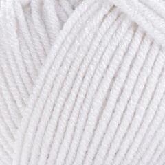 Pletací příze Yarn Art Jeans Bamboo 101 White Pletací příze - 1