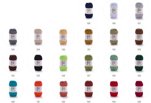 Pređa za pletenje Yarn Art Jeans Bamboo 144 Red Pređa za pletenje - 4