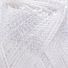 Przędza dziewiarska Yarn Art Pearl 106 White Przędza dziewiarska - 1