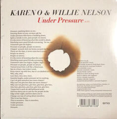 Vinilinė plokštelė Karen O & Willie Nelson Under Pressure (RSD Edition) (White & Blue Coloured) (7" Vinyl) - 3