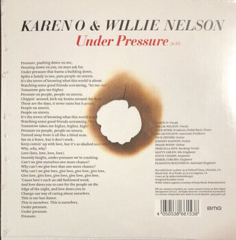 LP ploča Karen O & Willie Nelson - Under Pressure (RSD Edition) (White & Blue Coloured) (7" Vinyl) - 4