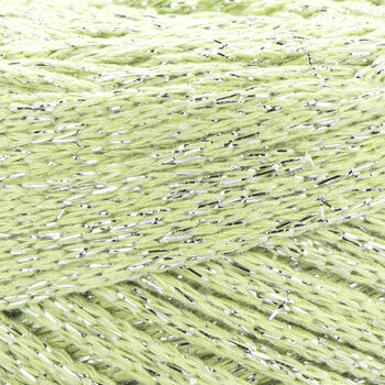 Cordon Yarn Art Macrame Cotton Lurex 2 mm 205 m 726 Light Green Cordon - 2