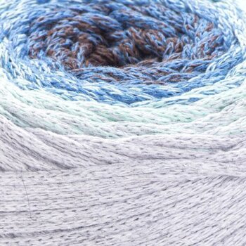 Corda  Yarn Art Macrame Cotton Spectrum 225 m 1304 Grey Blue Corda  - 2