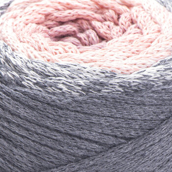 Špagát Yarn Art Macrame Cotton Spectrum 225 m 1306 Pink Grey Špagát - 2