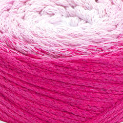 Sznurek Yarn Art Macrame Cotton Spectrum 225 m 1311 Pink White Sznurek - 1