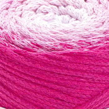 Corda  Yarn Art Macrame Cotton Spectrum 225 m 1311 Pink White Corda  - 2