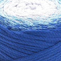 Nöör Yarn Art Macrame Cotton Spectrum 1312 White Blue - 1