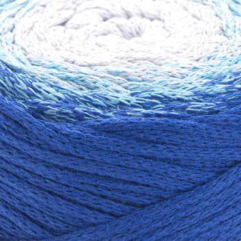 Nöör Yarn Art Macrame Cotton Spectrum 1312 White Blue - 2
