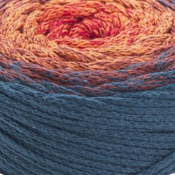 Konac Yarn Art Macrame Cotton Spectrum 225 m 1317 Orange Blue Konac - 2