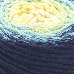 Schnur Yarn Art Macrame Cotton Spectrum 225 m 1328 Blue Yellow Schnur - 1