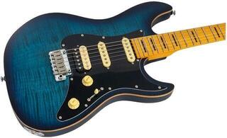 Elektrische gitaar Sire Larry Carlton S7 FM New Gen Satin Transparent Blue Elektrische gitaar - 5