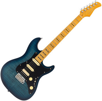 E-Gitarre Sire Larry Carlton S7 FM New Gen Satin Transparent Blue E-Gitarre - 8