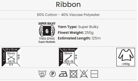 Pređa za pletenje Yarn Art Ribbon 762 Pređa za pletenje - 5