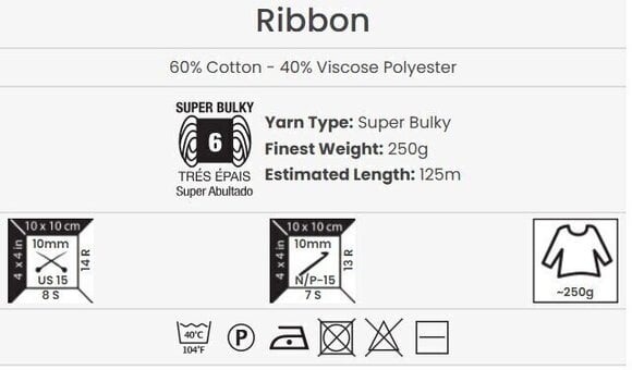 Strikkegarn Yarn Art Ribbon 765 Lilac - 5