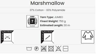 Fios para tricotar Yarn Art Marshmallow 902 Fios para tricotar - 3