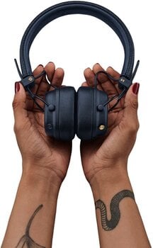 Bezdrôtové slúchadlá na uši Marshall Major V Midnight Blue Bezdrôtové slúchadlá na uši (Ako nové) - 6