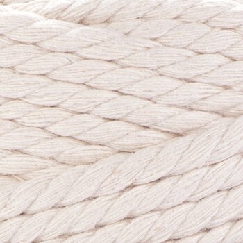 Sladd Yarn Art Macrame Rope 5 mm 85 m 752 Light Beige Sladd - 2