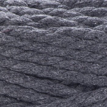 Corda  Yarn Art Macrame Rope 5 mm 85 m 758 Dark Grey Corda  - 2