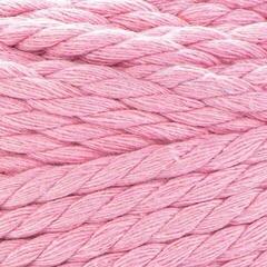 Cord Yarn Art Macrame Rope 5 mm 85 m 762 Light Pink Cord - 1