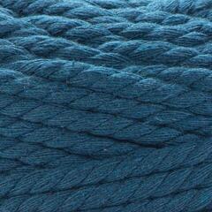 Cord Yarn Art Macrame Rope 5 mm 85 m 789 Blueish Cord - 1